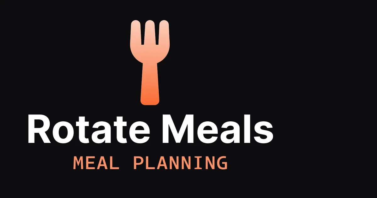 The Rotate Meals iOS app