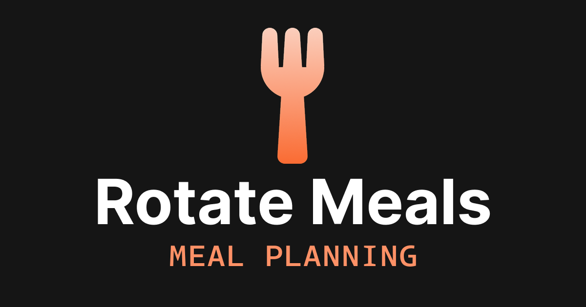 The Rotate Meals iOS app